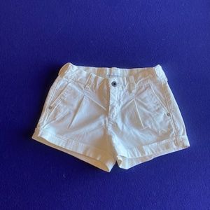 Abercrombie White Stretch Shorts Girls Size 10